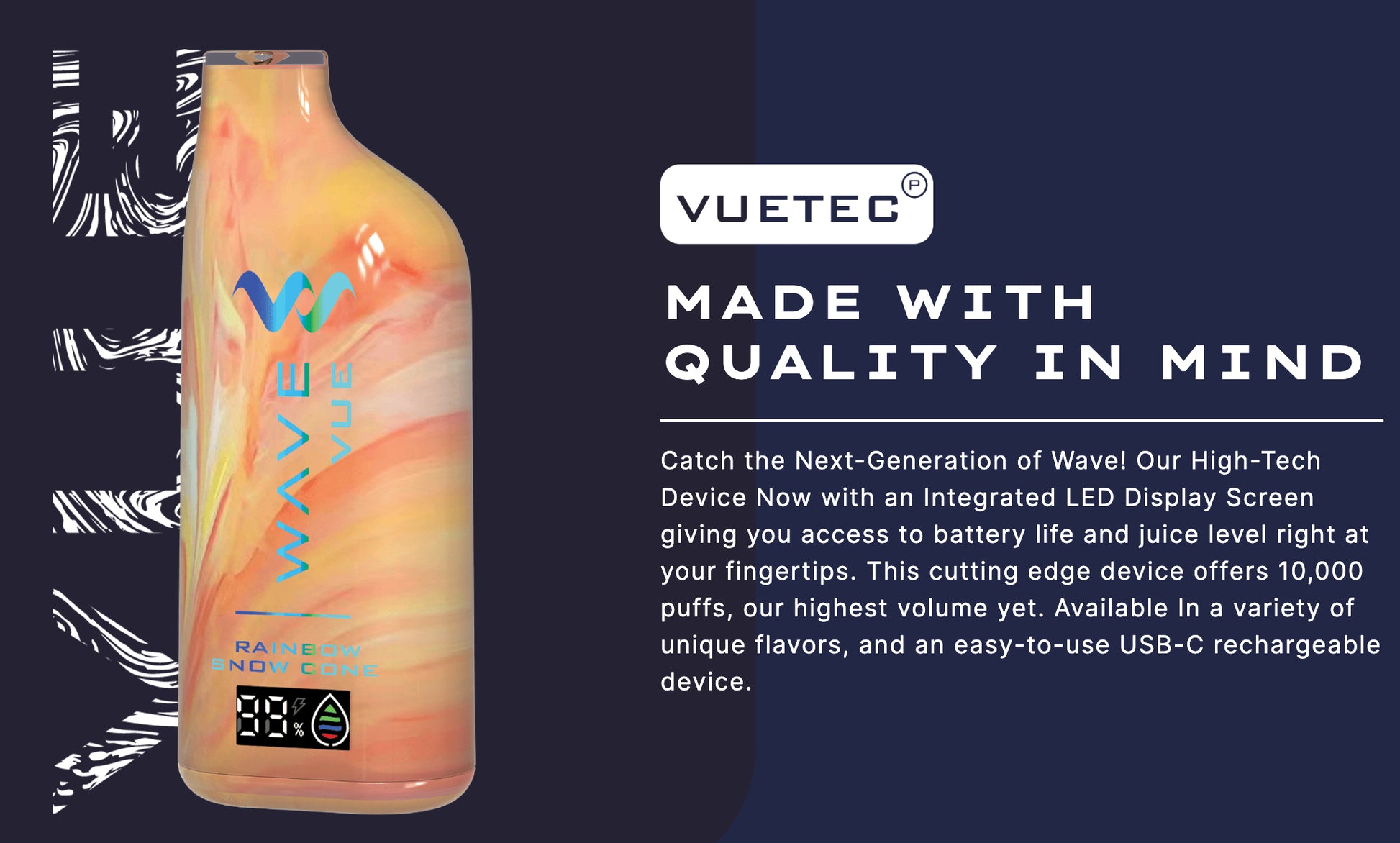 Wave Vue 10000 Puffs Disposable Vape - Smok City