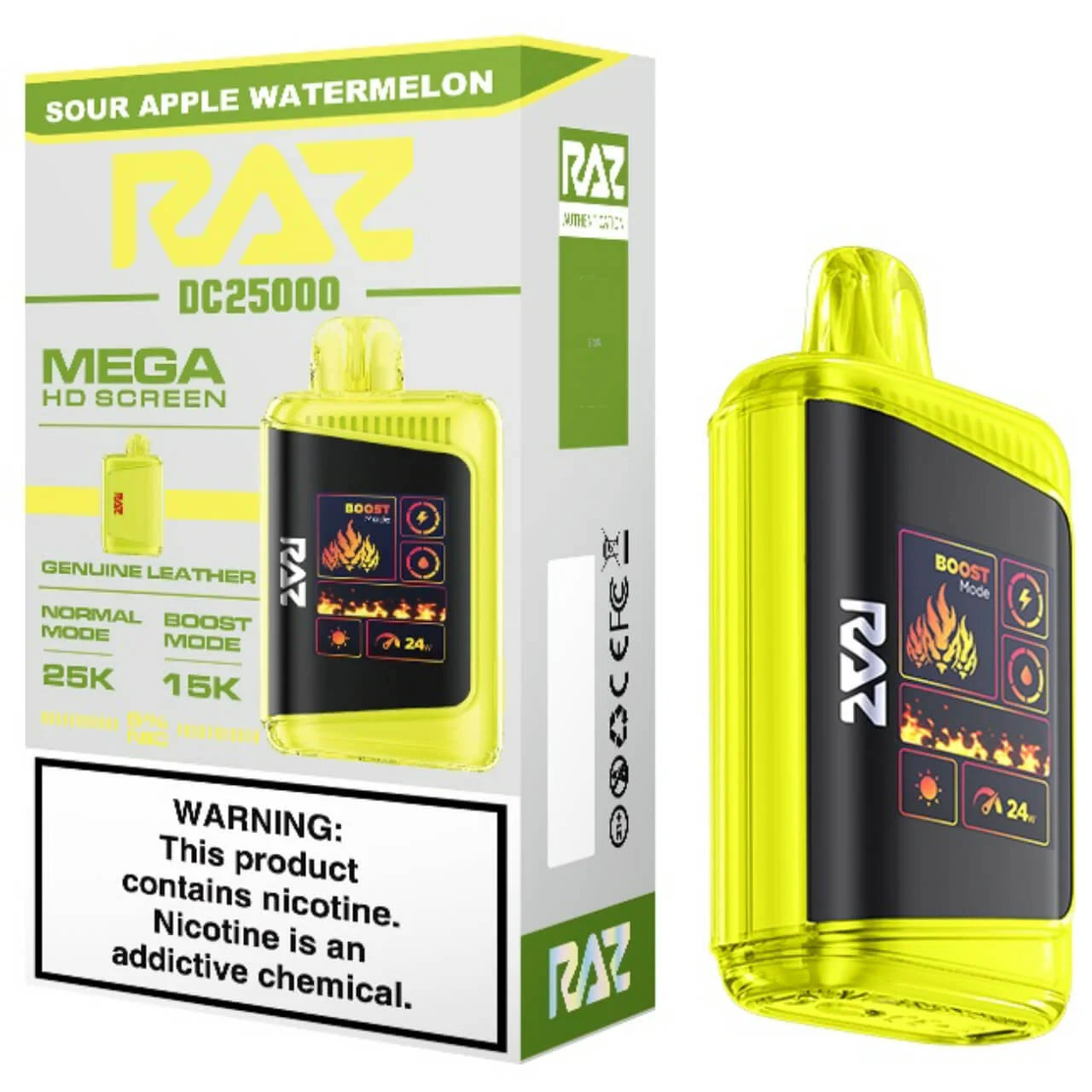 RAZ DC25000 Disposable Vape – 25000 Puffs - Smok City