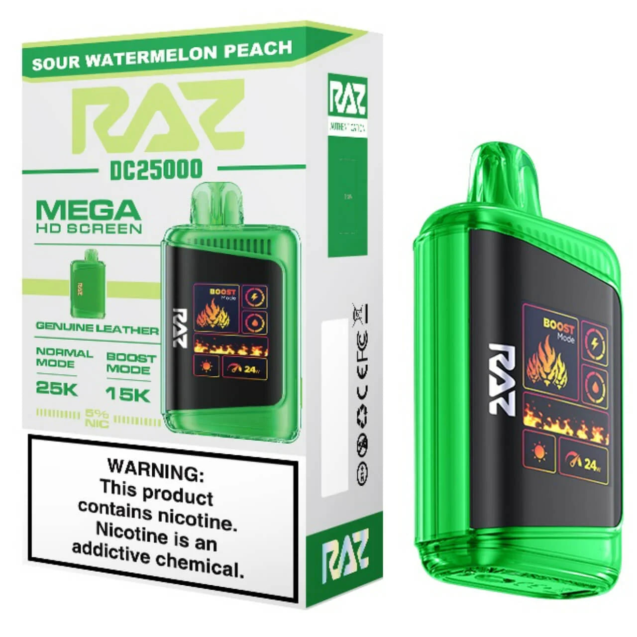 RAZ DC25000 Disposable Vape – 25000 Puffs - Smok City
