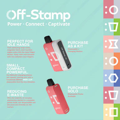 Off-Stamp SW9000 Disposable Kit Rechargeable Battery Replaceable – 9000 Puffs - Smok City