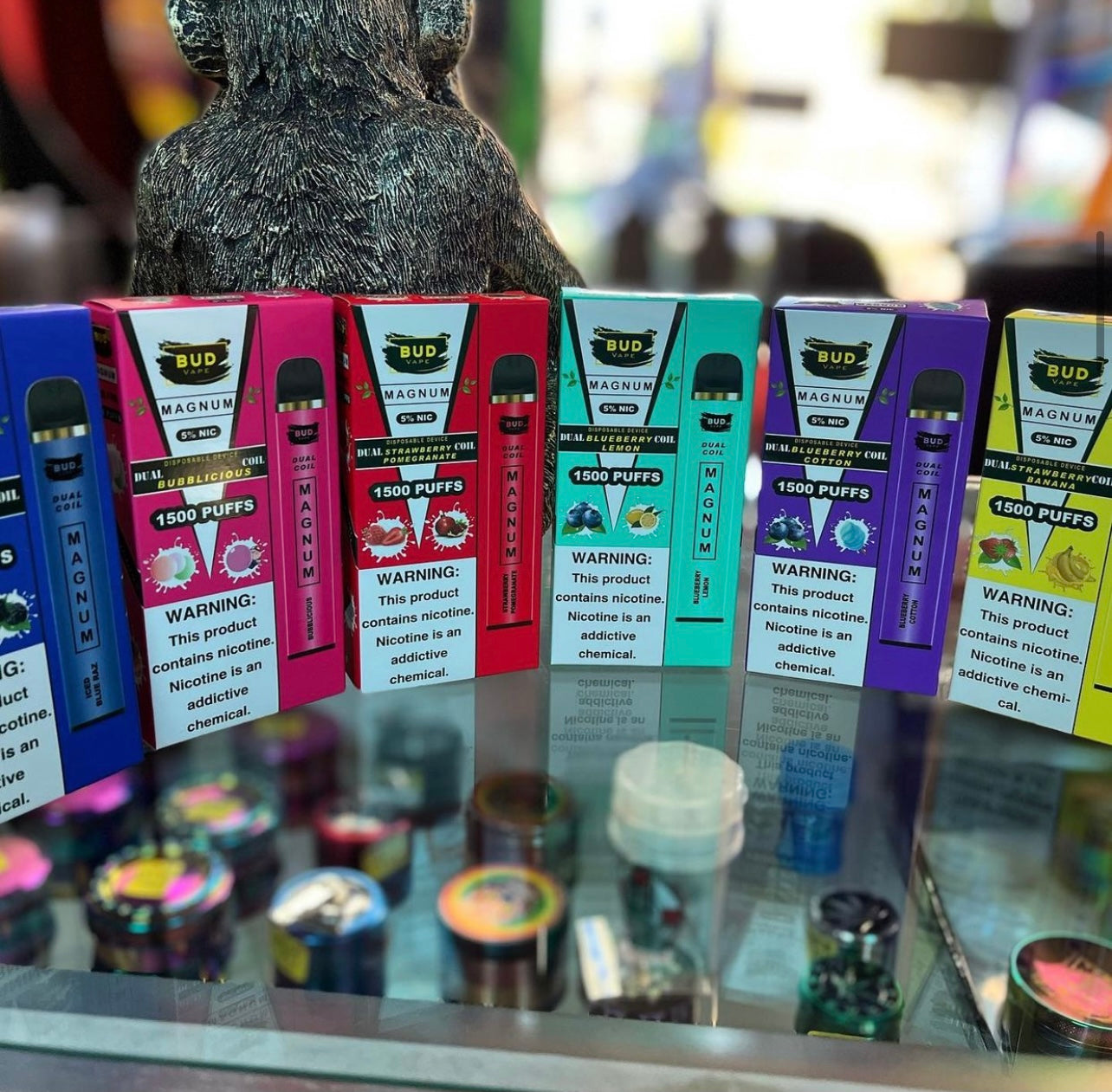 Bud Vape MAGNUM Disposables 1500 Puff - Smok City