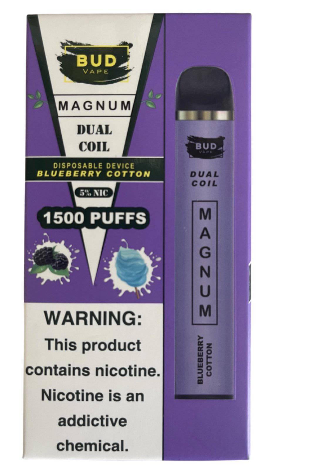 Bud Vape MAGNUM Disposables 1500 Puff - Smok City