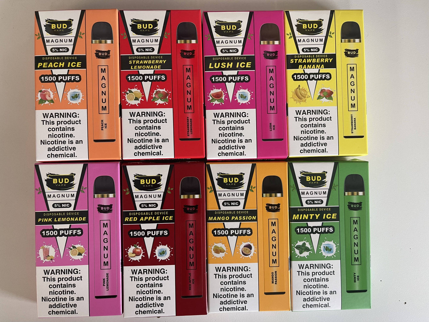 Bud Vape MAGNUM Disposables 1500 Puff - Smok City