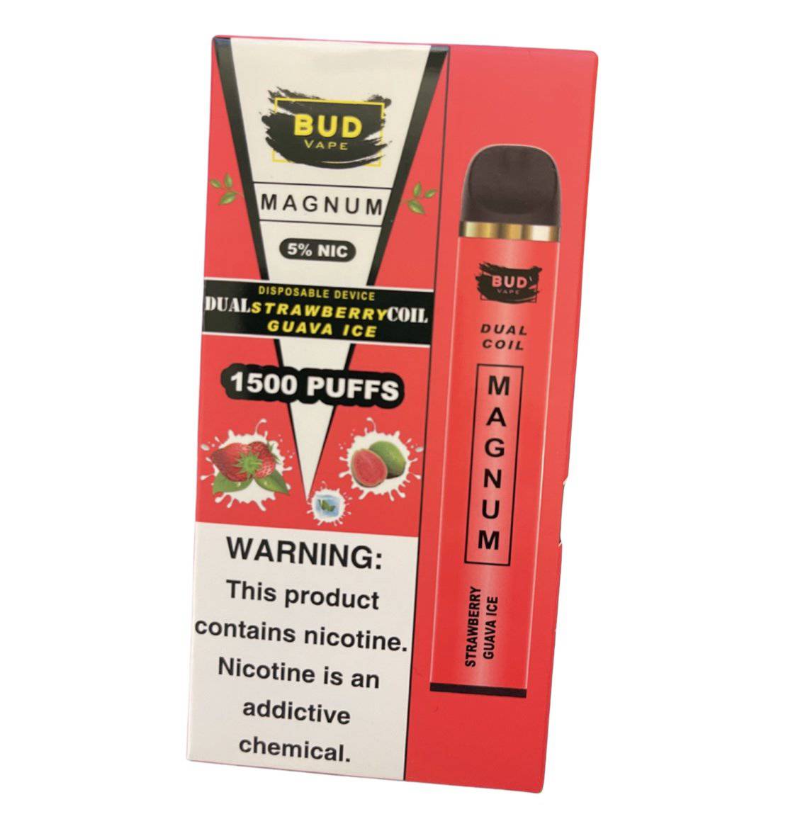 Bud Vape MAGNUM Disposables 1500 Puff - Smok City