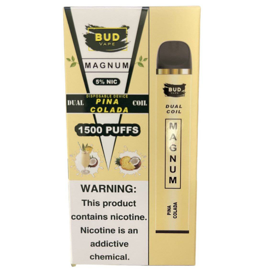 Bud Vape MAGNUM Disposables 1500 Puff - Smok City