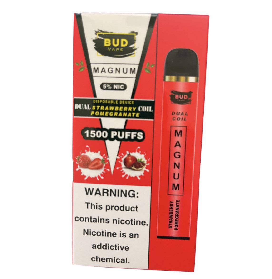 Bud Vape MAGNUM Disposables 1500 Puff - Smok City