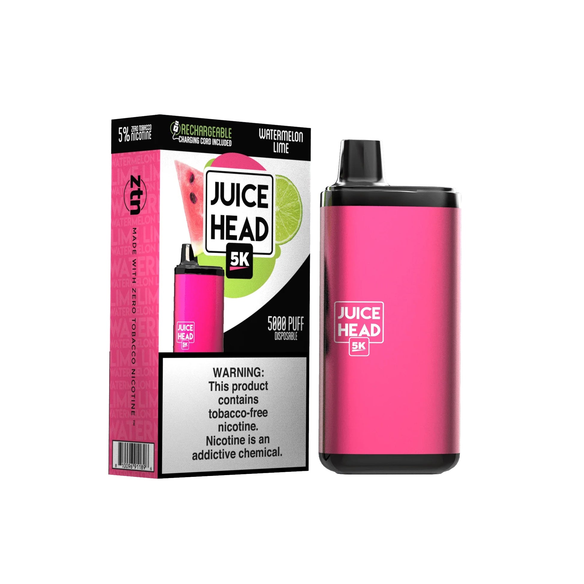 Juice Head 5K 5000 rechargeable vape device | $22.99 - Smok City