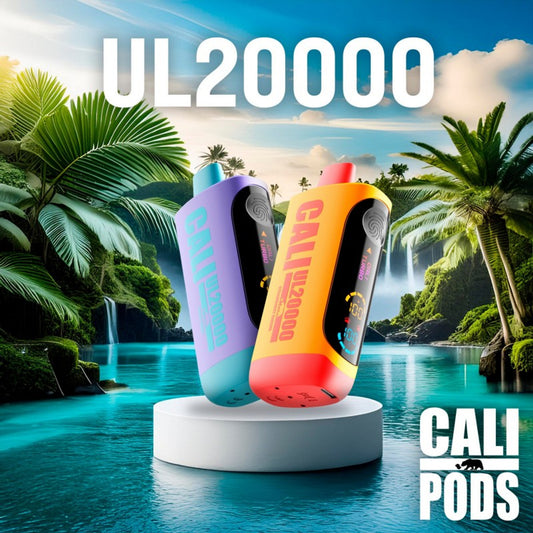 Cali UL20000 20ML 20K Puffs Disposable Vape Device With Turbo Touch & Big Screen Made By Cali Pods - Smok City