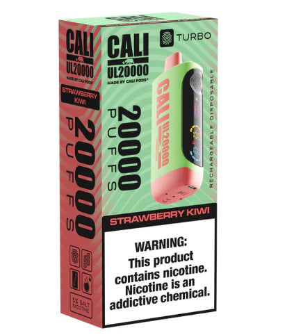 Cali UL20000 20ML 20K Puffs Disposable Vape Device With Turbo Touch & Big Screen Made By Cali Pods - Smok City