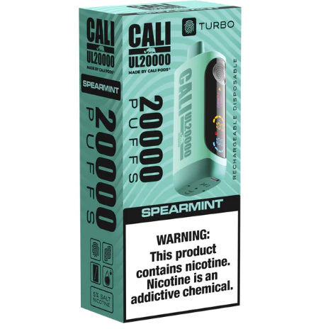 Cali UL20000 20ML 20K Puffs Disposable Vape Device With Turbo Touch & Big Screen Made By Cali Pods - Smok City