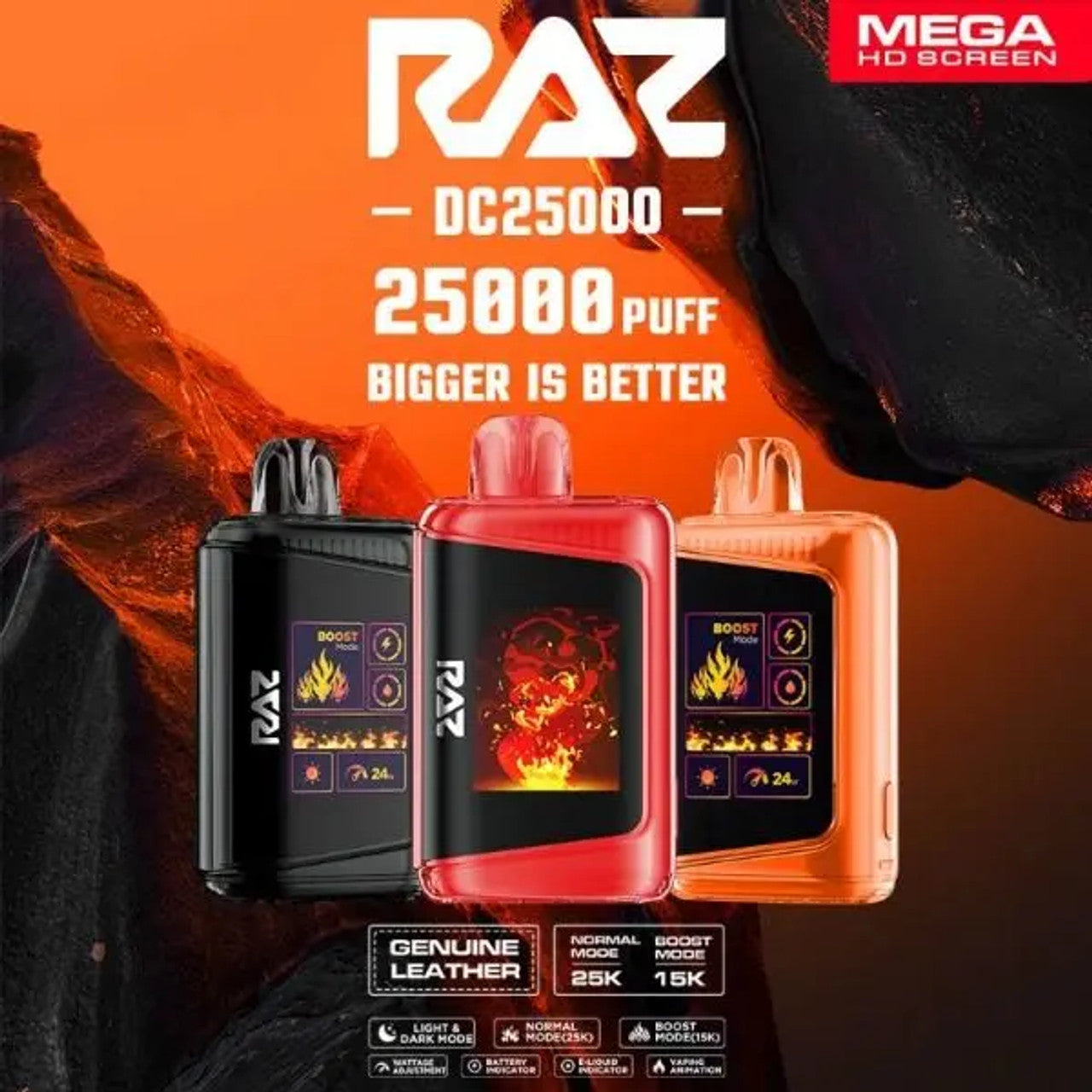RAZ DC25000 Disposable Vape – 25000 Puffs – Smok City