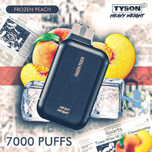 Tyson 2.0 Heavy Weight 15ML 550mAh 7000 Puffs Prefilled Nicotine Salt Disposable Device With Mesh Coil & USB-C Included - Smok City