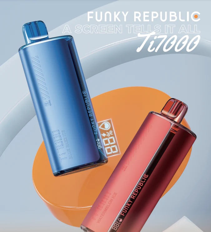 Funky Republic TI7000 smart disposable vape - Smok City